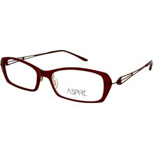 Aspire Dedicated Womens Eyeglass Frame Wine